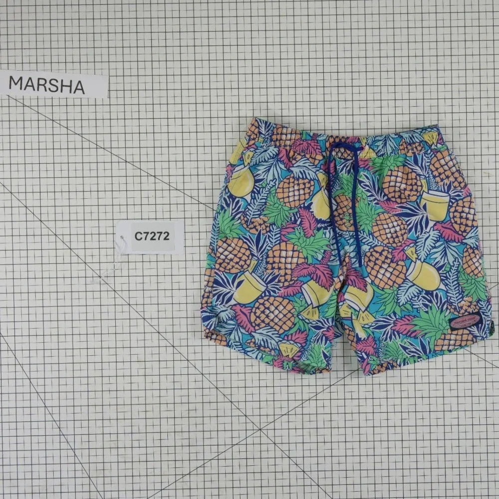 Vineyard Vines Swim Trunks Men's Size XS Multicolor Pineapple Tropical